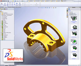 In-house design work is done using state of the art SolidWorks 3D solid modeling software.